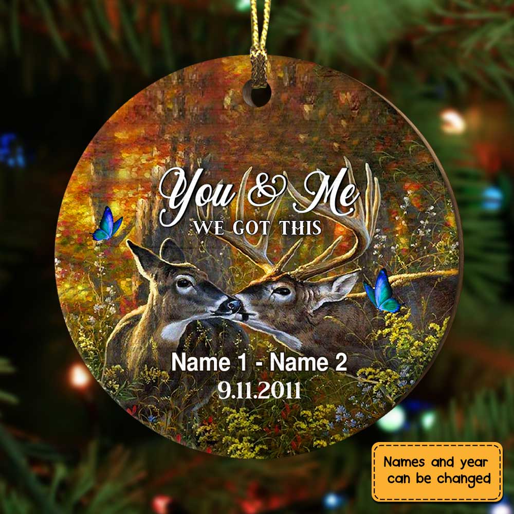 Personalized Deer Hunting Couple We Got This  Ornament SB93 73O65