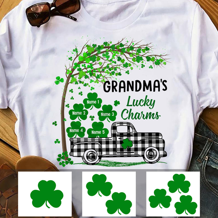 Personalized Patrick Day Irish Grandma T Shirt JR273 65O57 1