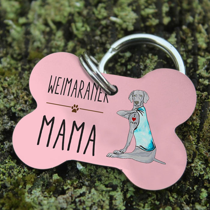 Weimaraner Dog Bone Pet Tag SAP1301 81O36 1