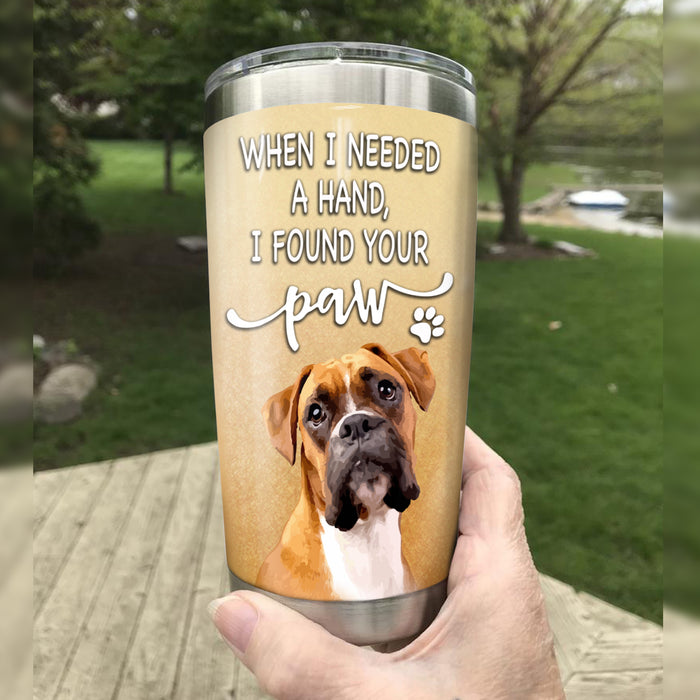 Boxer Dog Steel Tumbler FB0808 78O31 1