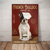 French Bulldog Coffee Company Canvas SAP1304 85O36 1
