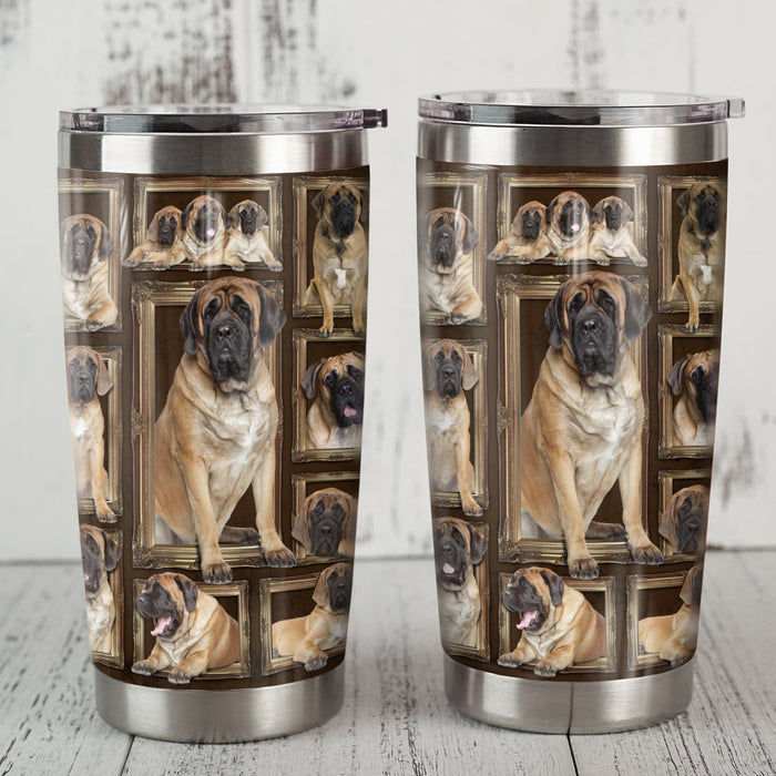 English Mastiff Dog Steel Tumbler MR0906 69O42 1