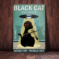 Black Cat Record Company Canvas MR0503 90O34 thumb 1