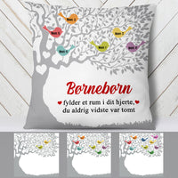 Personalized Danish Mor Mormor Family Tree Mom Grandma Pillow AP71 65O53 (Insert Included) thumb 1