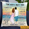 Personalized Couple Beach The Day I Met You Pillow DB282 30O47 1