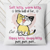 Personalized Cat Soft Kitty Pillow FB62 81O34 (Insert Included) 1