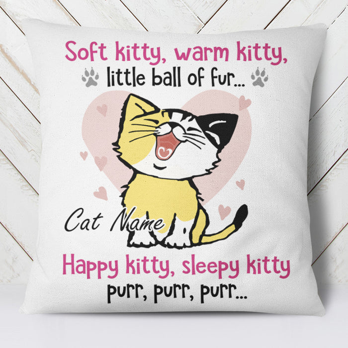 Personalized Cat Soft Kitty Pillow FB62 81O34 (Insert Included) 1
