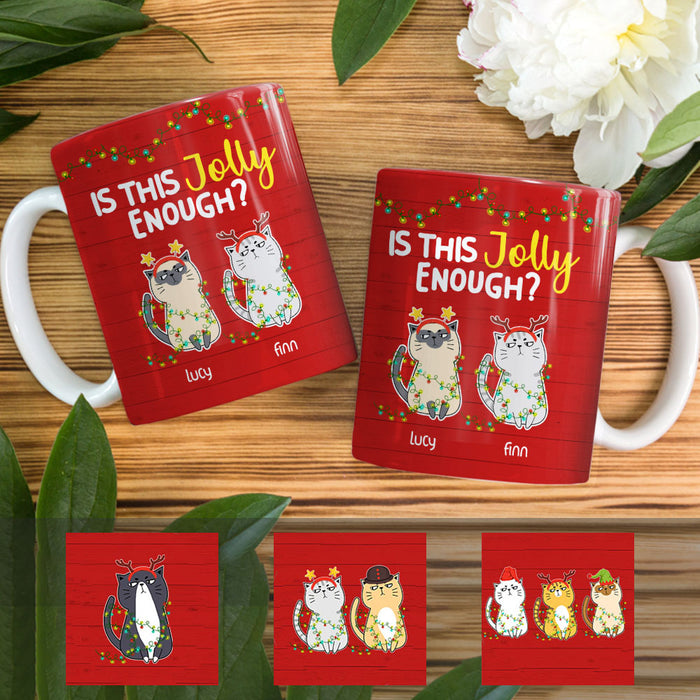 Personalized Cat Christmas Mug OB252 87O58 1