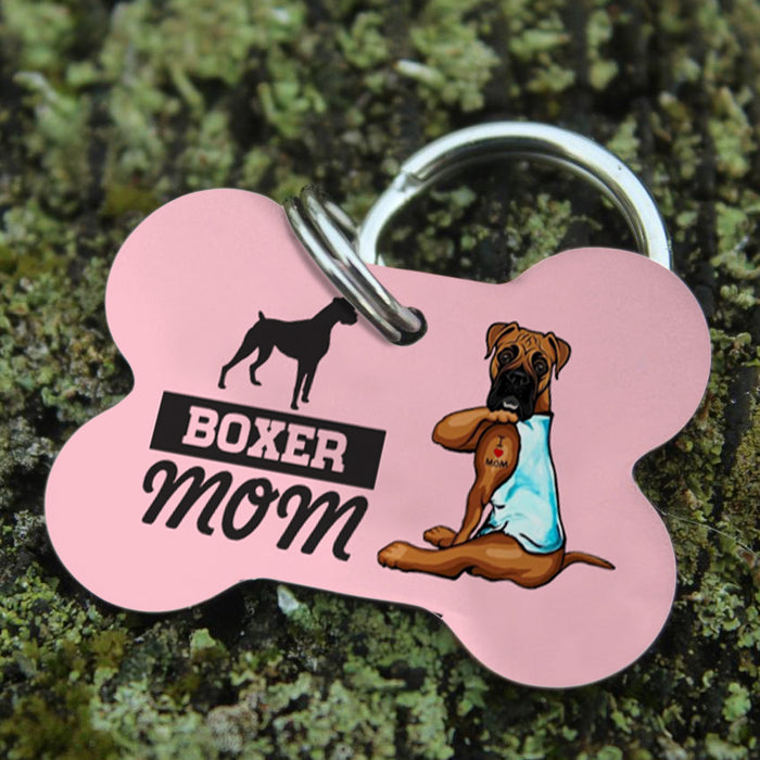 Boxer Dog Bone Pet Tag SAP0403 81O36 1