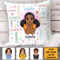Personalized Gift For Granddaughter Custom Name Pattern Pillow 30836 thumb 1