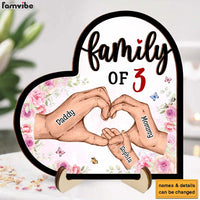 Personalized Gift For Baby First As A Family 2 Layered Wooden Plaque 31521 thumb 1