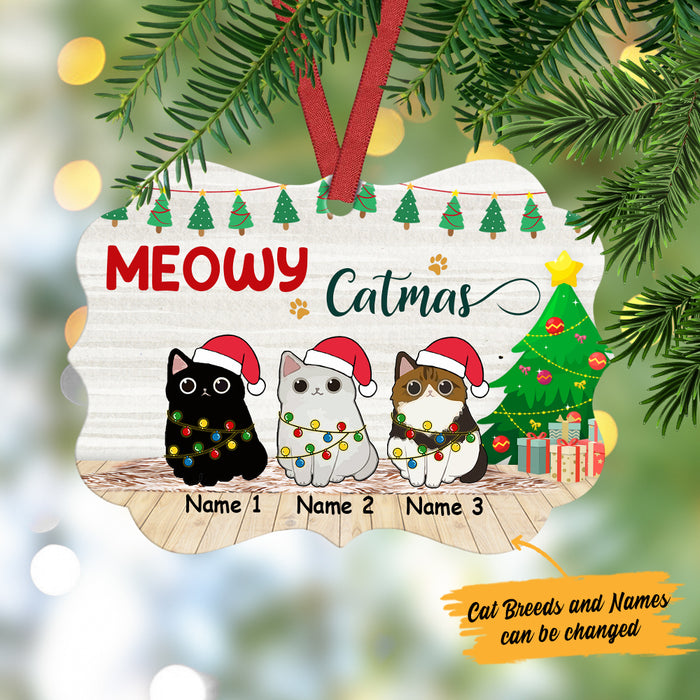 Personalized Meowy Catmas Benelux Ornament NB131 73O36 1