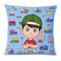 Personalized Gift For Grandson Granddaughter Background Custom Pillow 30485 thumb 1