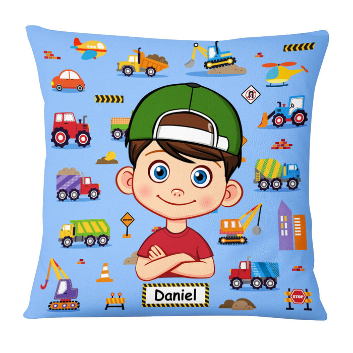 Personalized Gift For Grandson Granddaughter Background Custom Pillow 30485 1