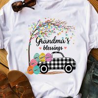 Personalized Grandma Peeps Easter Truck T Shirt FB191 81O36 thumb 1