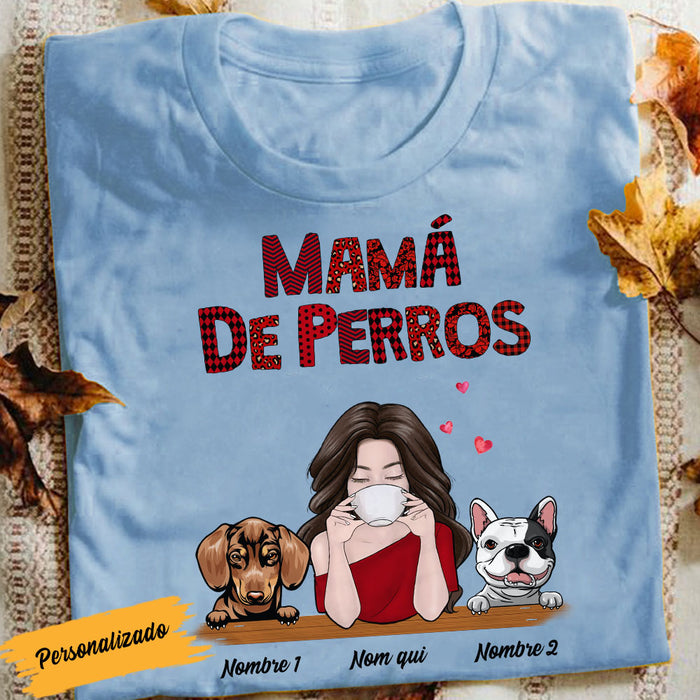Personalized Dog Mom Perro Spanish T Shirt AP172 30O58 1