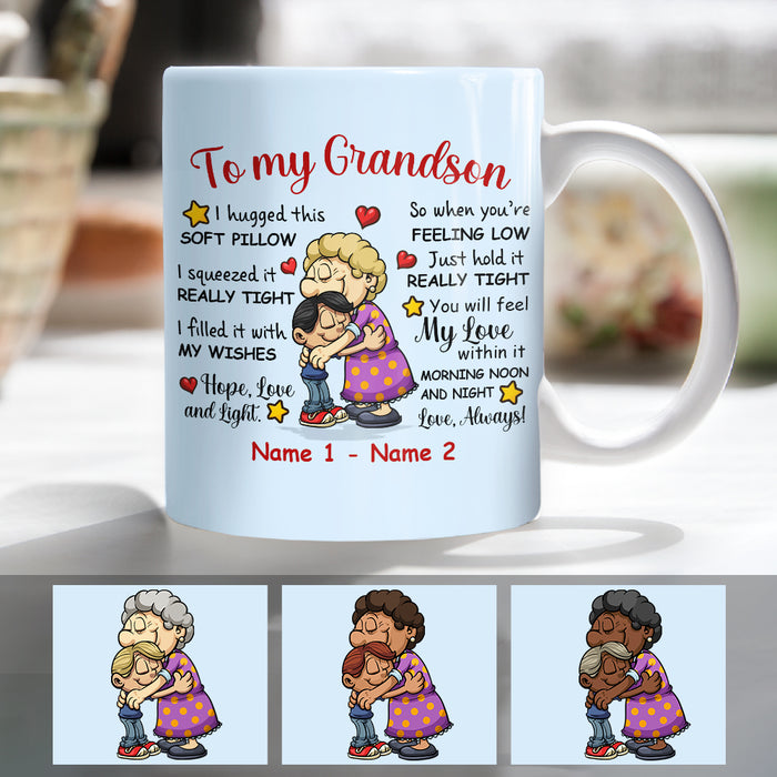 Personalized To My Grandson Grandma Mug MR151 29O47 1