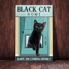 Black Cat Home Canvas MY1317 67O57 1
