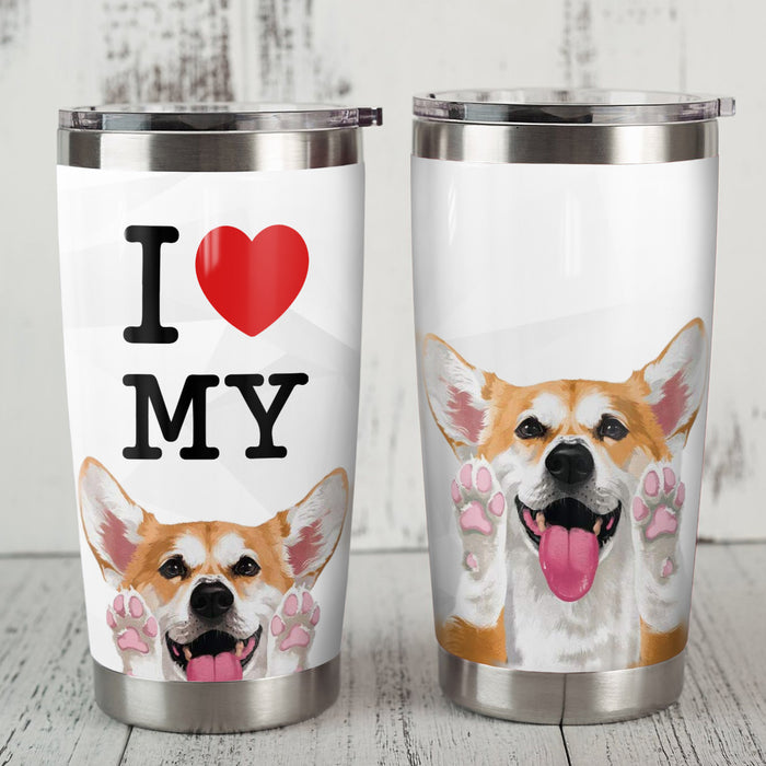 Corgi Dog Steel Tumbler FB0603 73O42 1