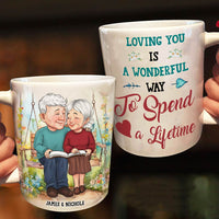 Personalized Gift For Couple Wonderful Way To Spend A Lifetime Mug 31081 thumb 1