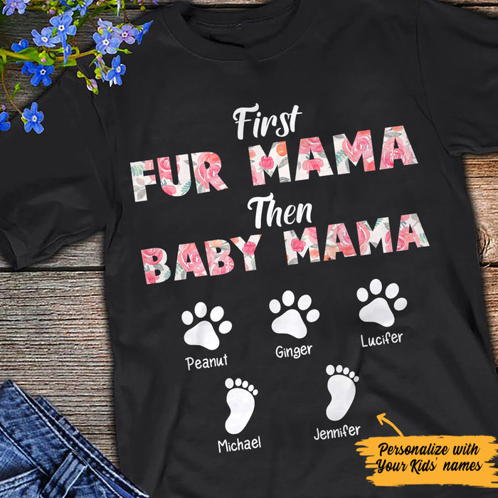 Personalized Dog Cat Mom T Shirt JN153 85O57 1