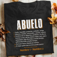 Personalized Grandpa Spanish Abuelo T Shirt MY111 87O34 thumb 1
