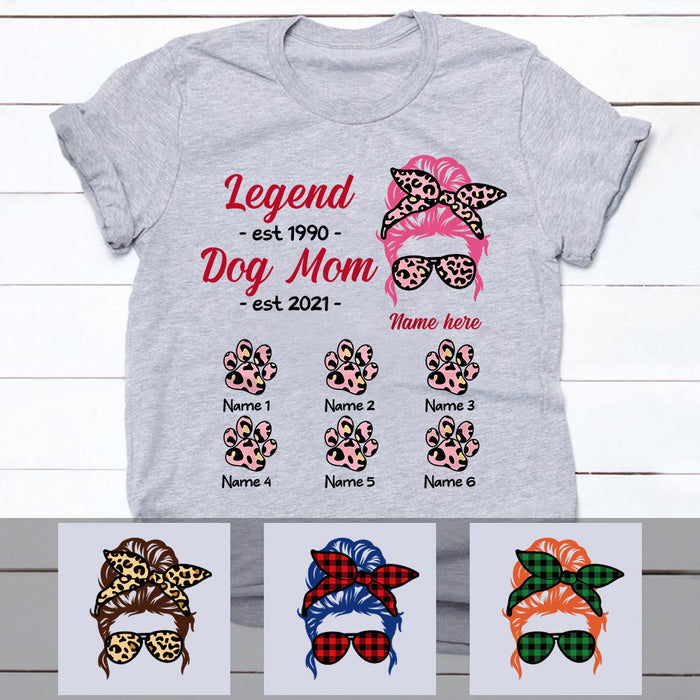 Personalized Dog Mom T Shirt MR231 26O53 1
