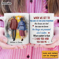 Personalized Couple Gift We Get To The End Of Our Lives Together Mug 31249 thumb 1