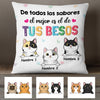 Personalized Spanish Gata Gato Cat Kiss Pillow AP164 65O47 (Insert Included) 1