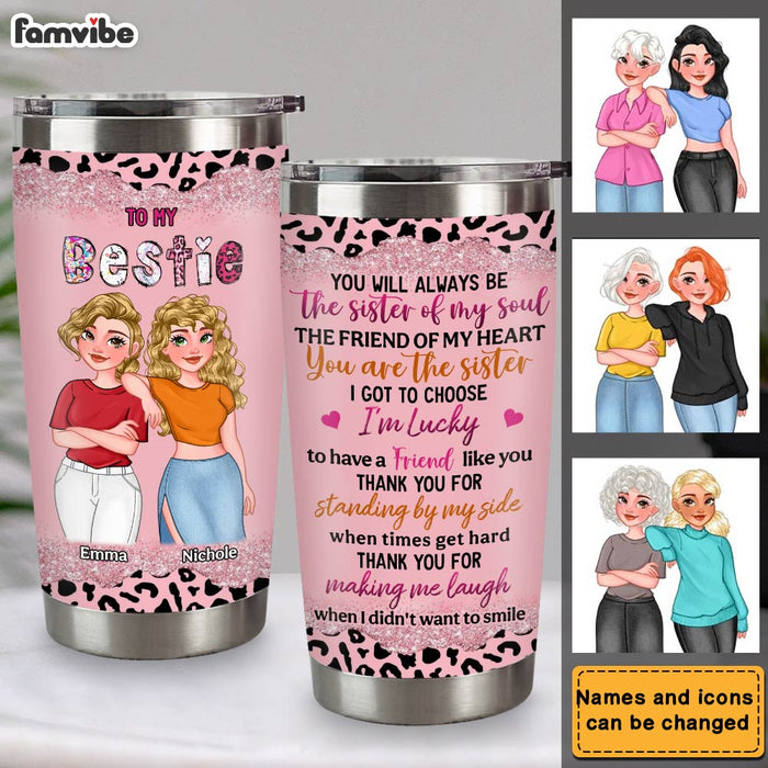 Personlaized Gift For Friend You Are The Sister Steel Tumbler 32015 1
