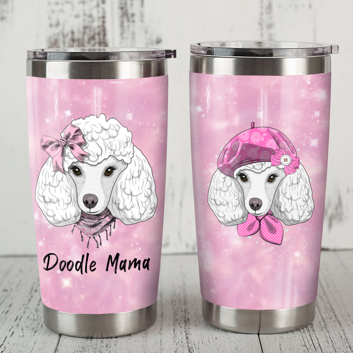 Poodle Dog Steel Tumbler MR1001 68O31 1