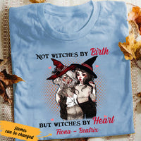 Personalized Witch Friends By Heart By Birth T Shirt AG251 28O36 thumb 1