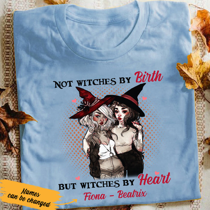 Personalized Witch Friends By Heart By Birth T Shirt AG251 28O36 1