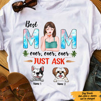 Personalized Dog Mom Beach T Shirt JN114 30O47 thumb 1