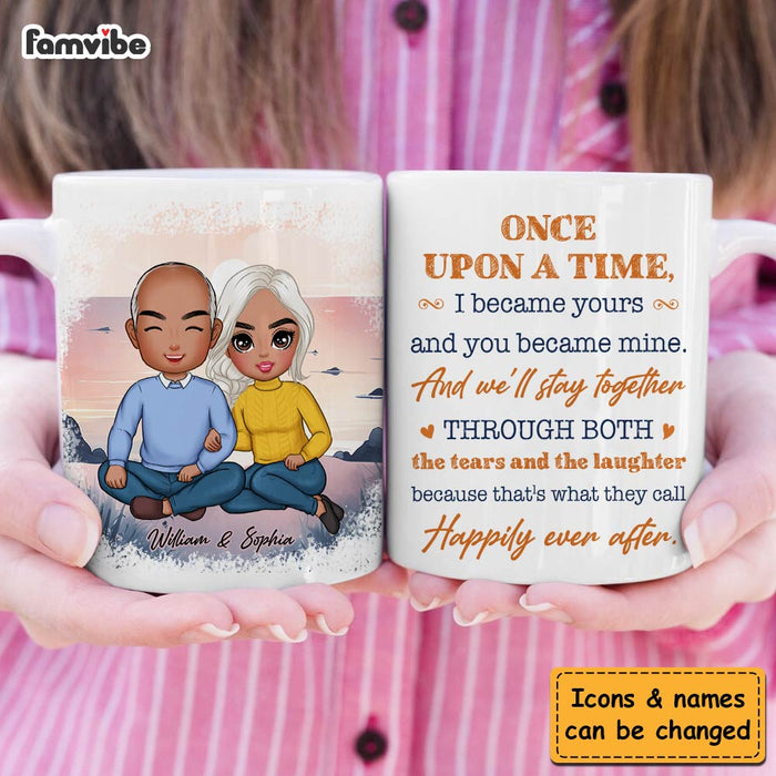 Personalized Couple Gift Once Upon A Time I Became Yours And You Became Mine Mug 31240 1