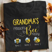 Personalized Mom Grandma Bee T Shirt MR302 95O34 thumb 1