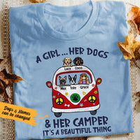 Personalized Camping Dog T Shirt OB202 85O53 thumb 1