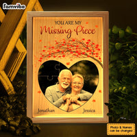 Personalized Couple You Are My Missing Piece Picture Frame Light Box 31493 thumb 1
