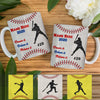 Personalized Baseball Softball Mug NB141 95O53 1