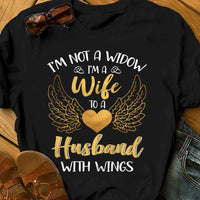 Couple Widow Memorial Husband Widow T Shirt  DB2520 81O57 thumb 1