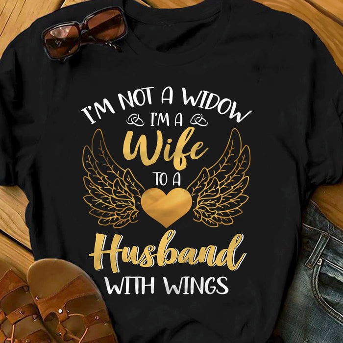 Couple Widow Memorial Husband Widow T Shirt  DB2520 81O57 1