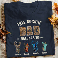 Personalized Hunting Dad Grandpa Belongs To T Shirt AP226 65O57 thumb 1