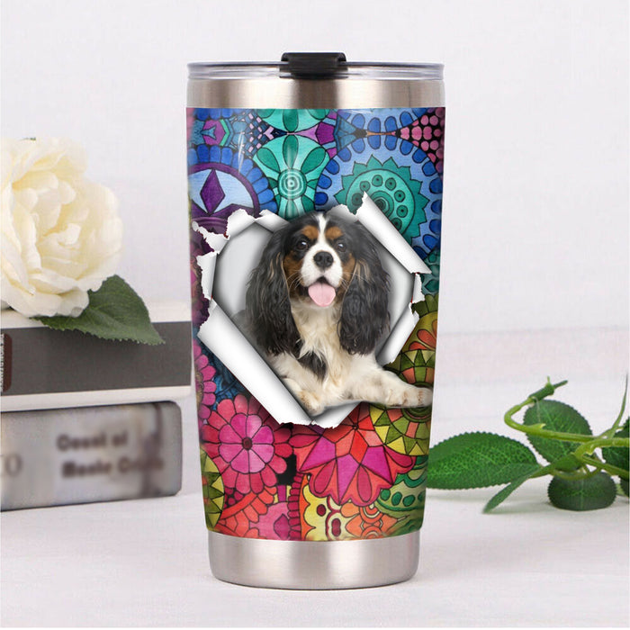 Cavalier King Charles Spaniel Dog Steel Tumbler AP2804 90O34 1