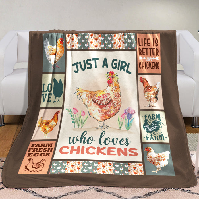 Chicken Fleece Blanket DCB2501 68O56 1