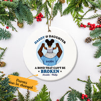 Personalized BWA Dad And Daughter  Ornament AG111 73O65 thumb 1