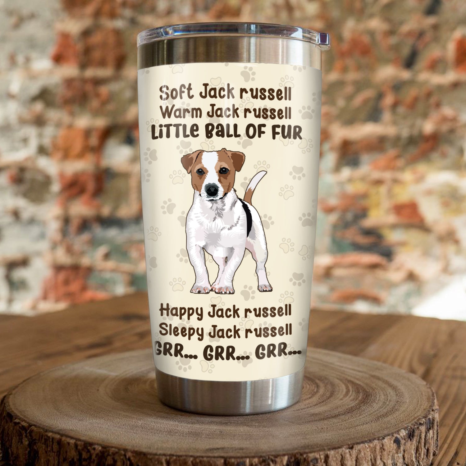 Jack Russell Terrier Dog Steel Tumbler FB0406 67O52