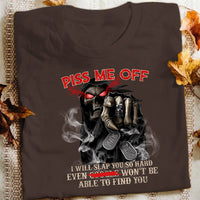 Skull Piss Me Off T Shirt JL234 95O53 thumb 1