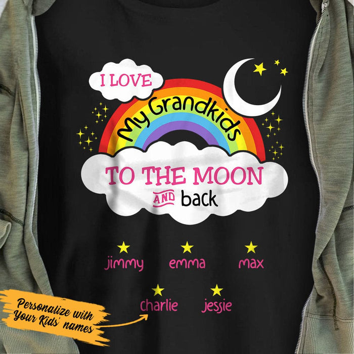 Personalized Grandma Love To The Moon T Shirt JN161 95O53 1