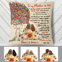 Personalized Mother In Law Tree Pillow FB263 30O60 (Insert Included) thumb 1