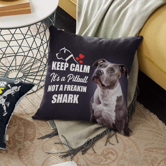 Pitbull Dog Pillow NOV0201 67O31 (Insert Included) 1